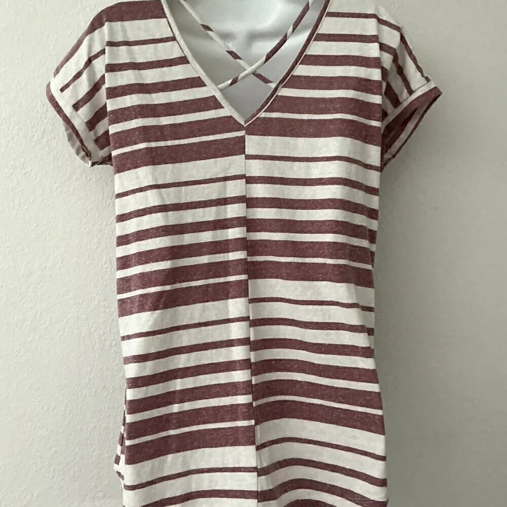 LOVELY SOULS STRIPED PRINT TOP - Picture 2 of 7